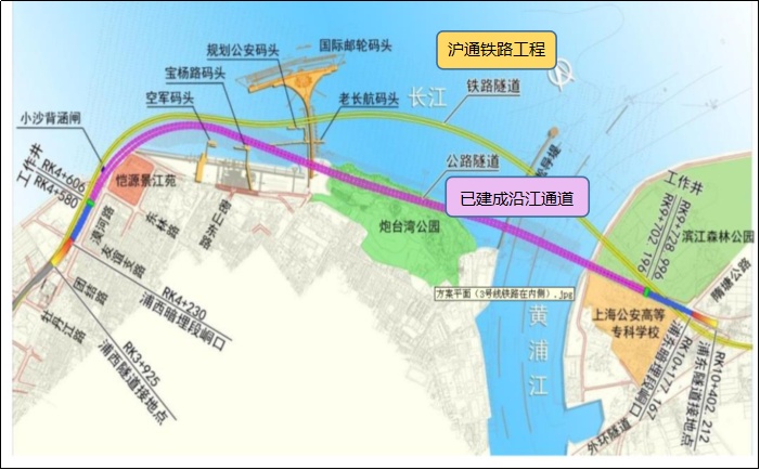 沪通铁路太仓至四团段将往西接入长三角铁路网