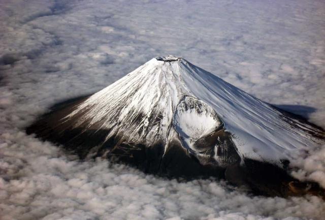 （蒙古记忆）富士山全貌景观，3D旋转视角观其颜